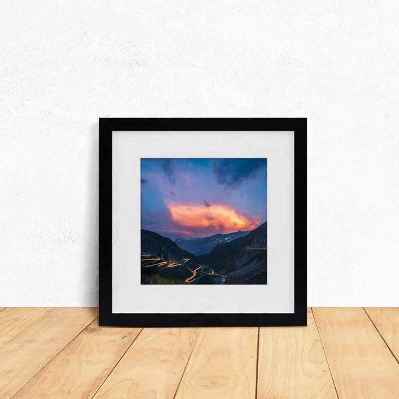 6 Frames Mini set 8"x 8" Square Art Gallery Ornament Classical Wall Restickable - OCP TINY THINGS