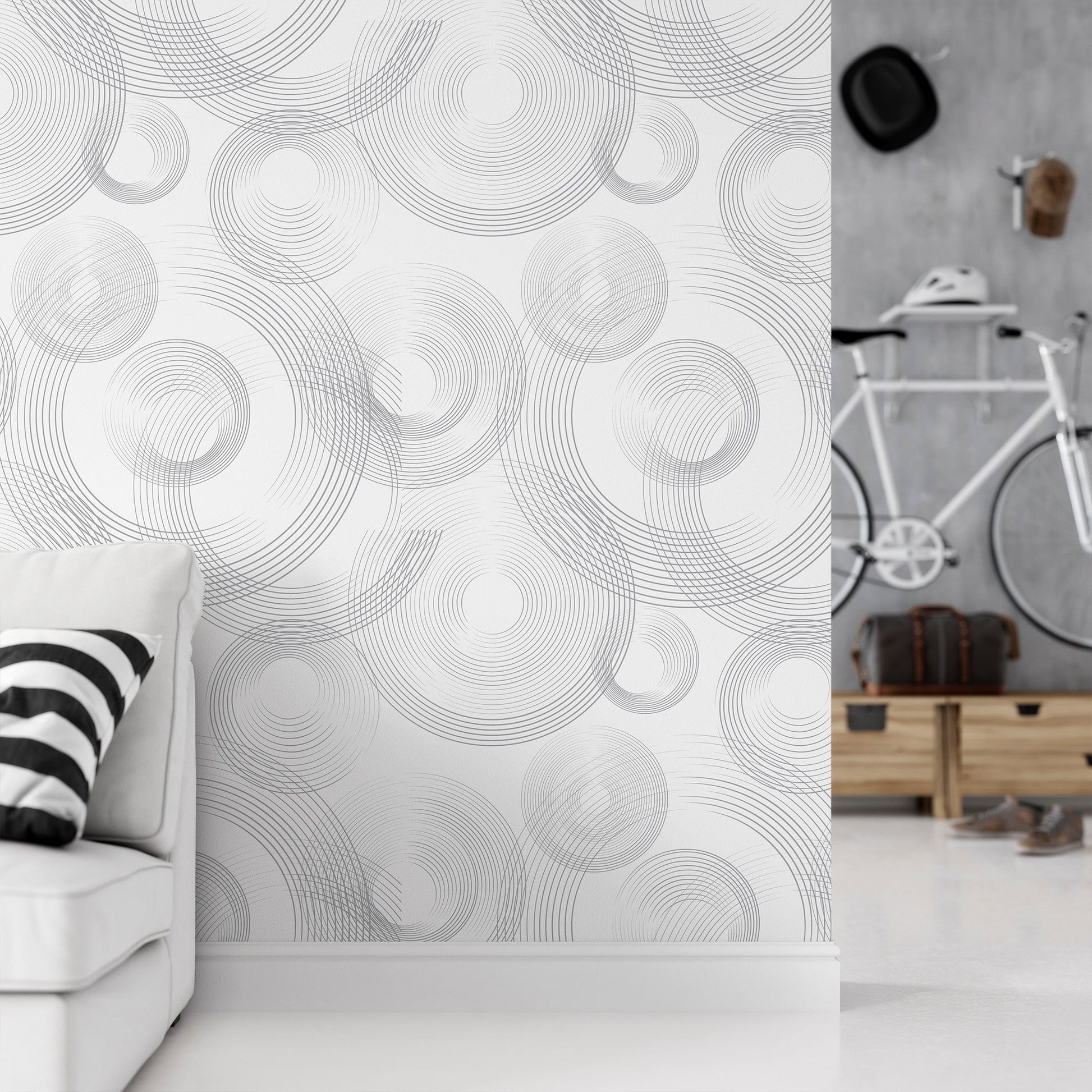 Abstract Circles seamless pattern - OCP TINY THINGS