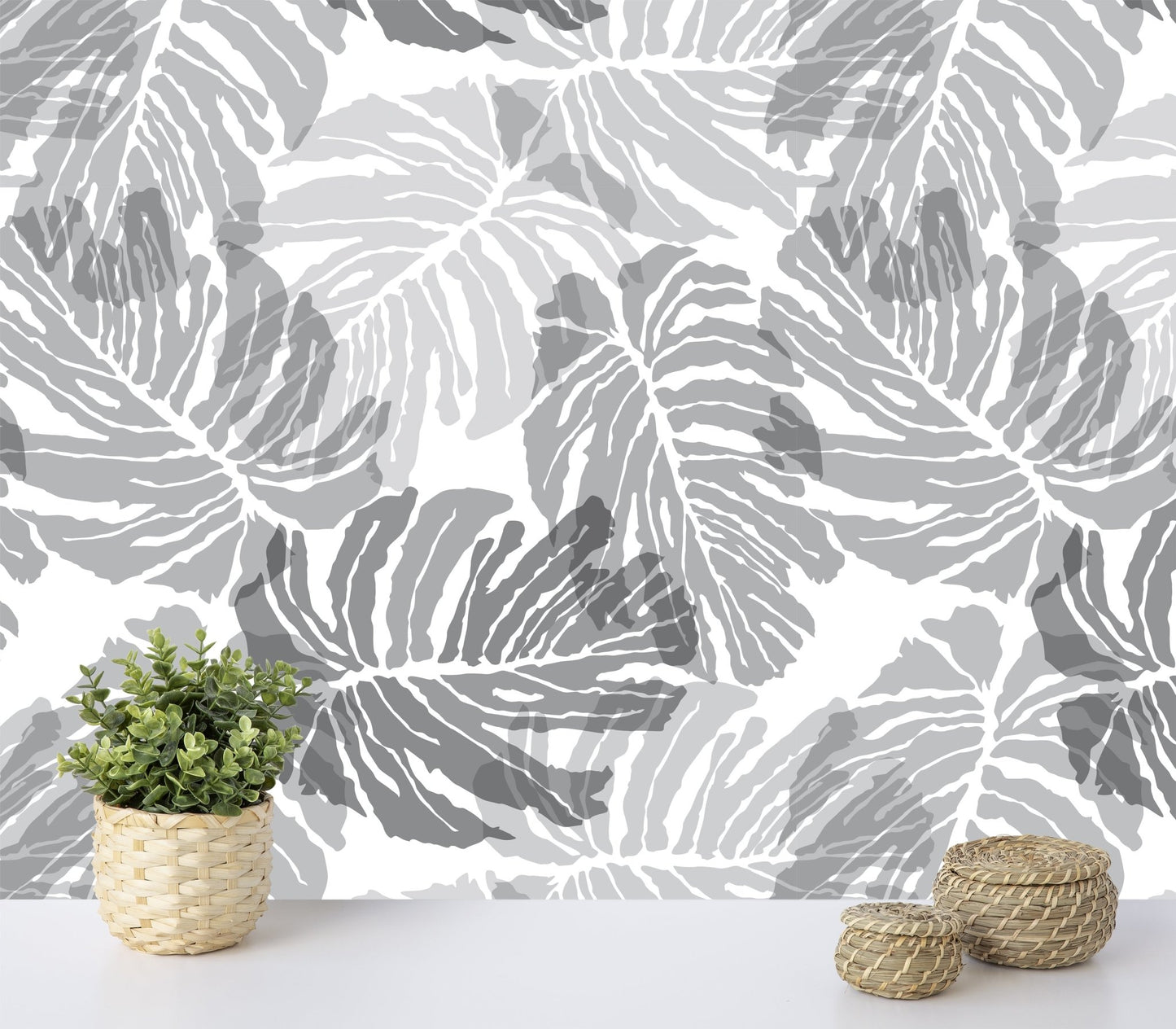 Abstract floral pattern Floral jungle palm leaves texture. Stylish abstract plant ornamental background - OCP TINY THINGS