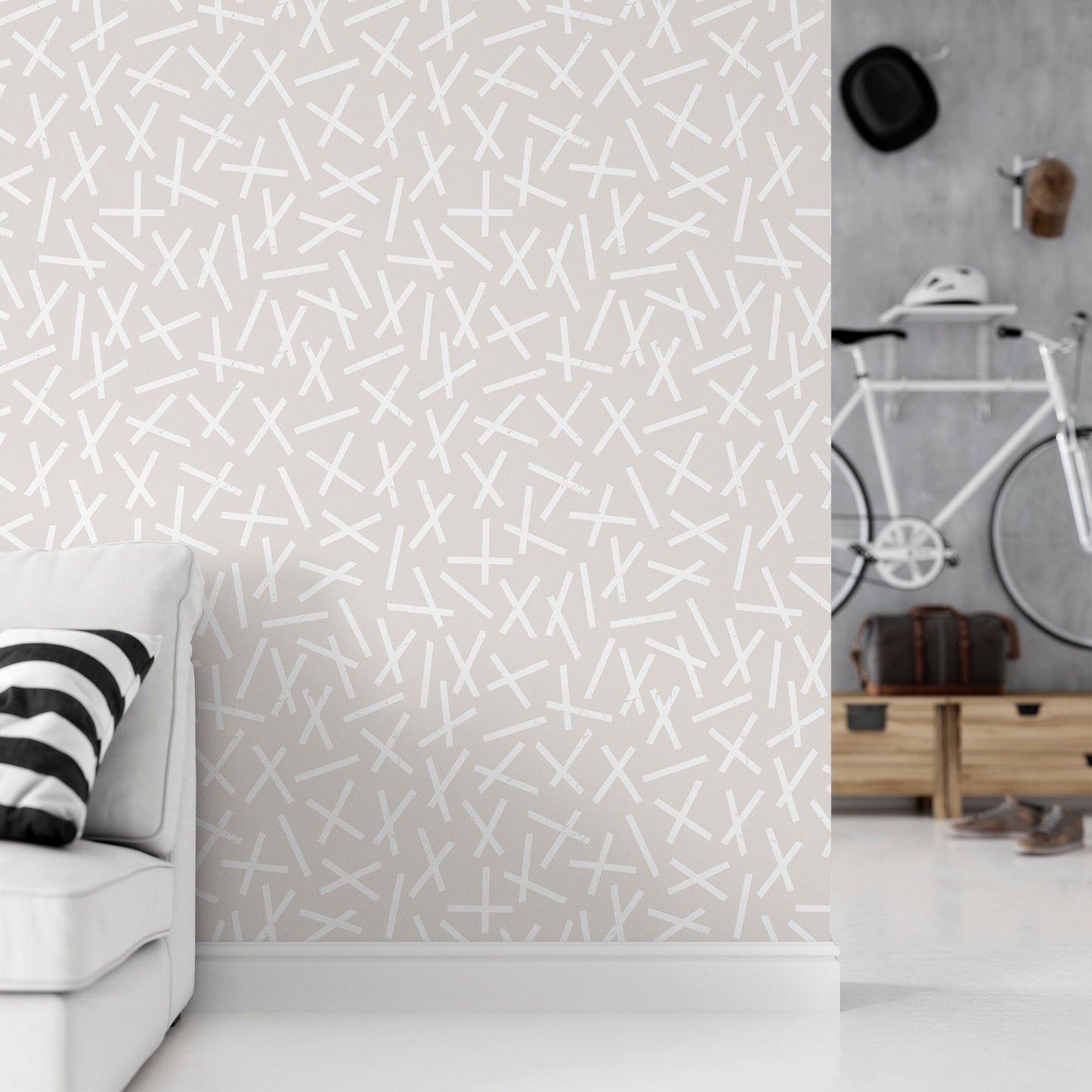 Background with sprinkles design in neutral colors - OCP TINY THINGS