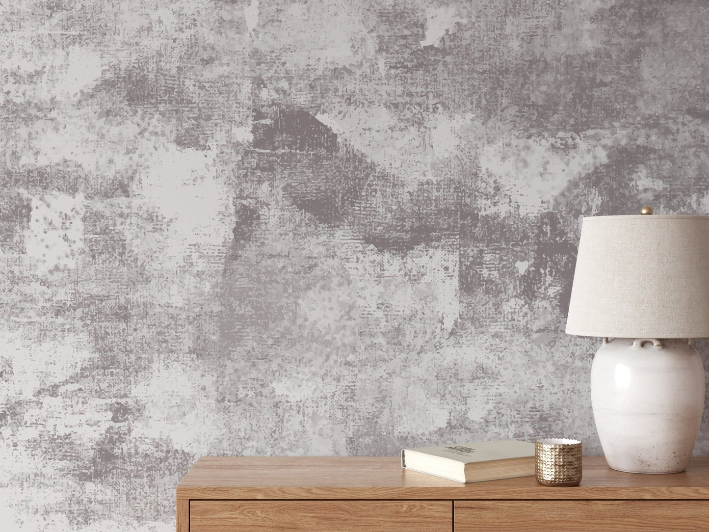 Gray concrete plaster wall paint stucco - OCP TINY THINGS