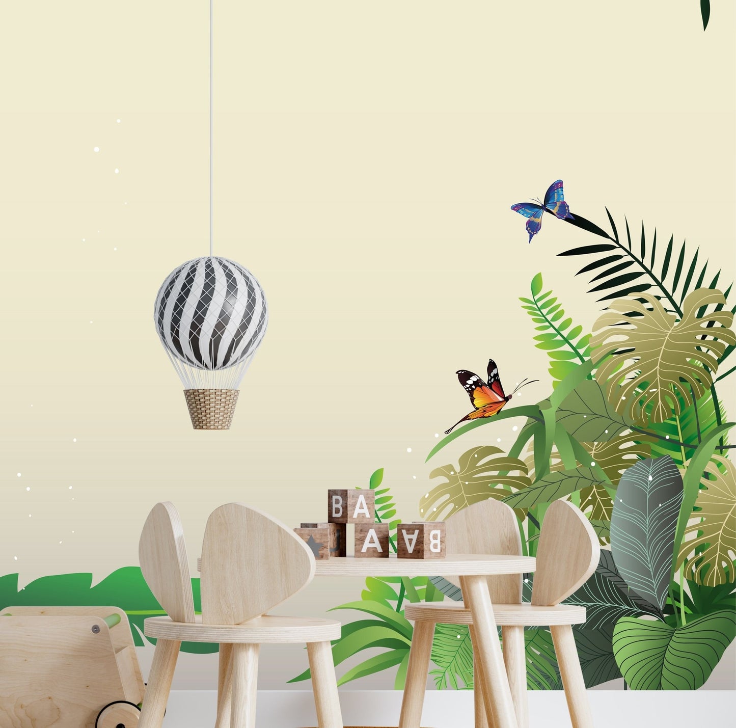 Illustration of tropical Jungle and Liana - OCP TINY THINGS