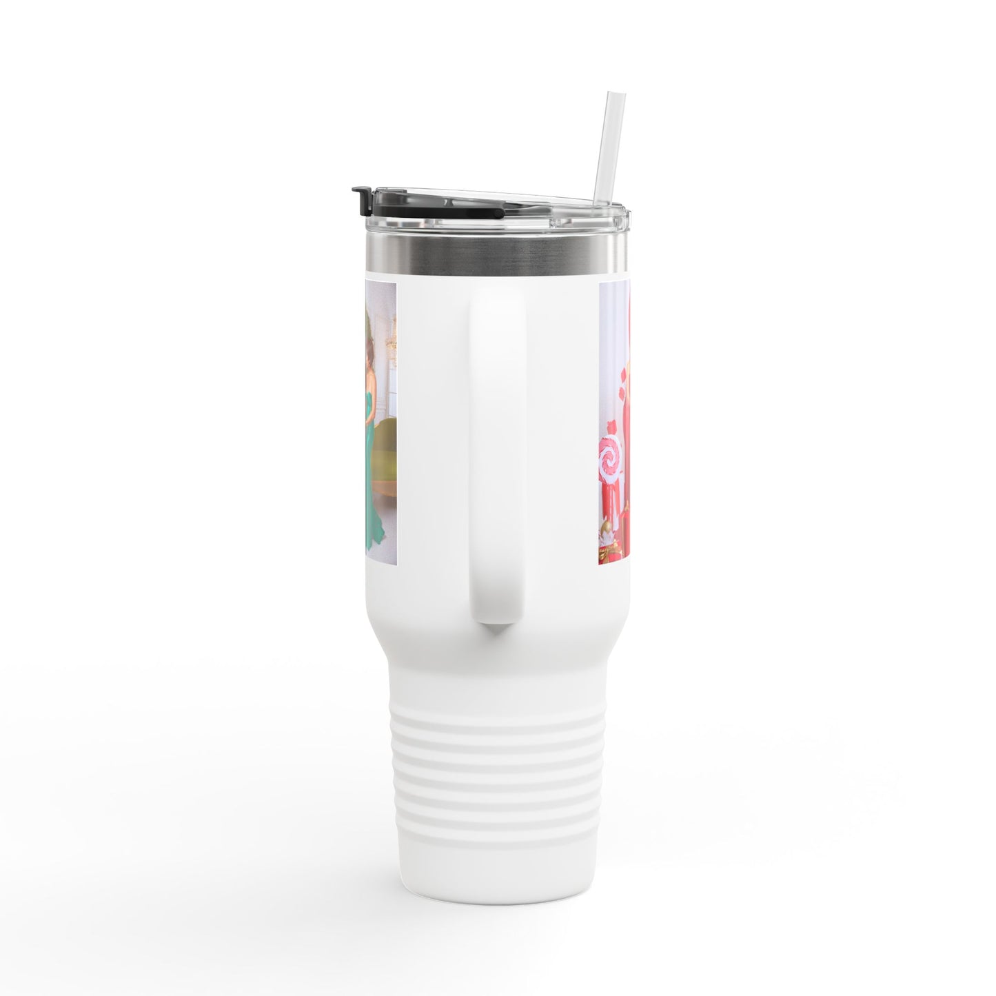 40oz Insulated Travel Mug — Holiday Photo Keepsake (Customizable)