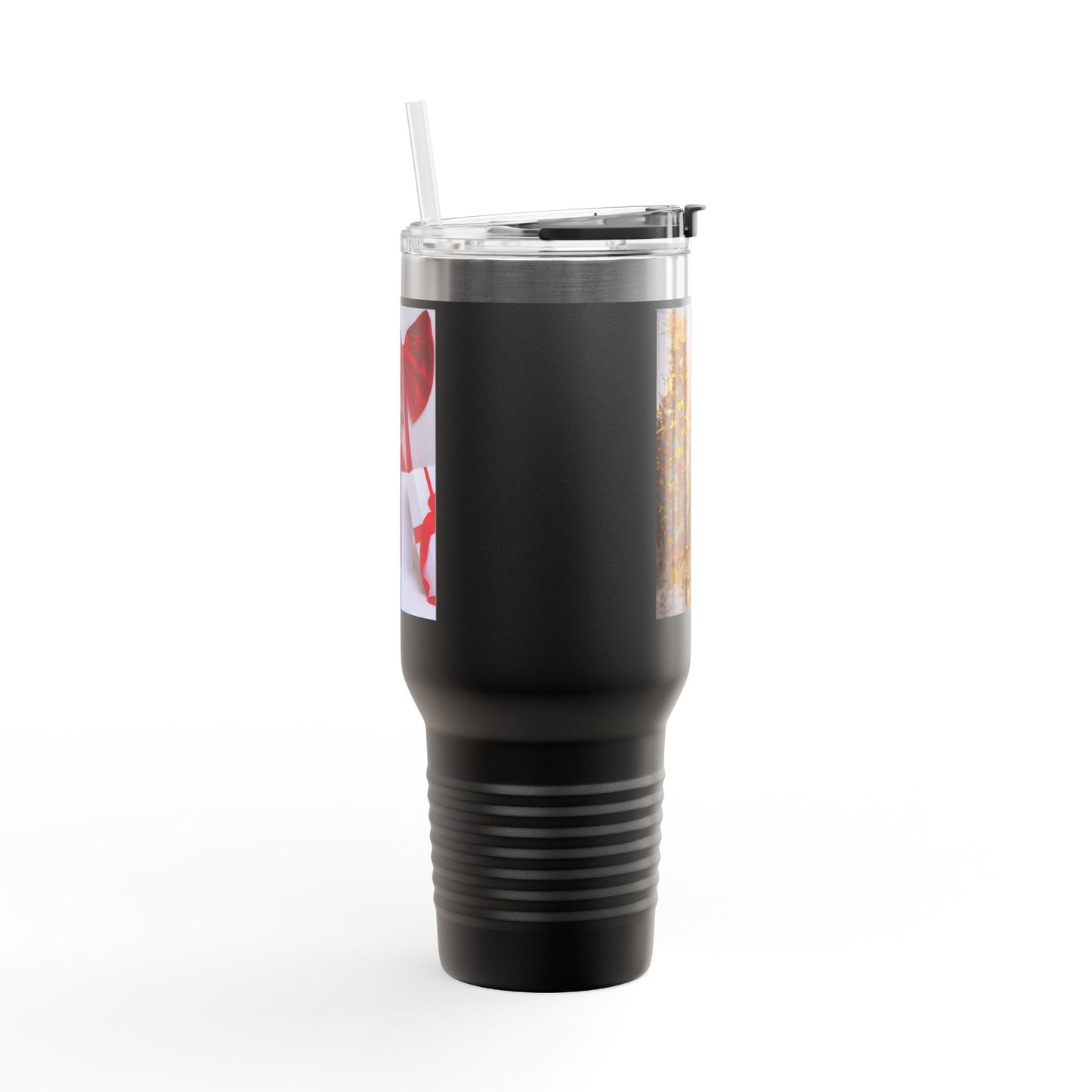 40oz Insulated Travel Mug — Holiday Photo Keepsake (Customizable)
