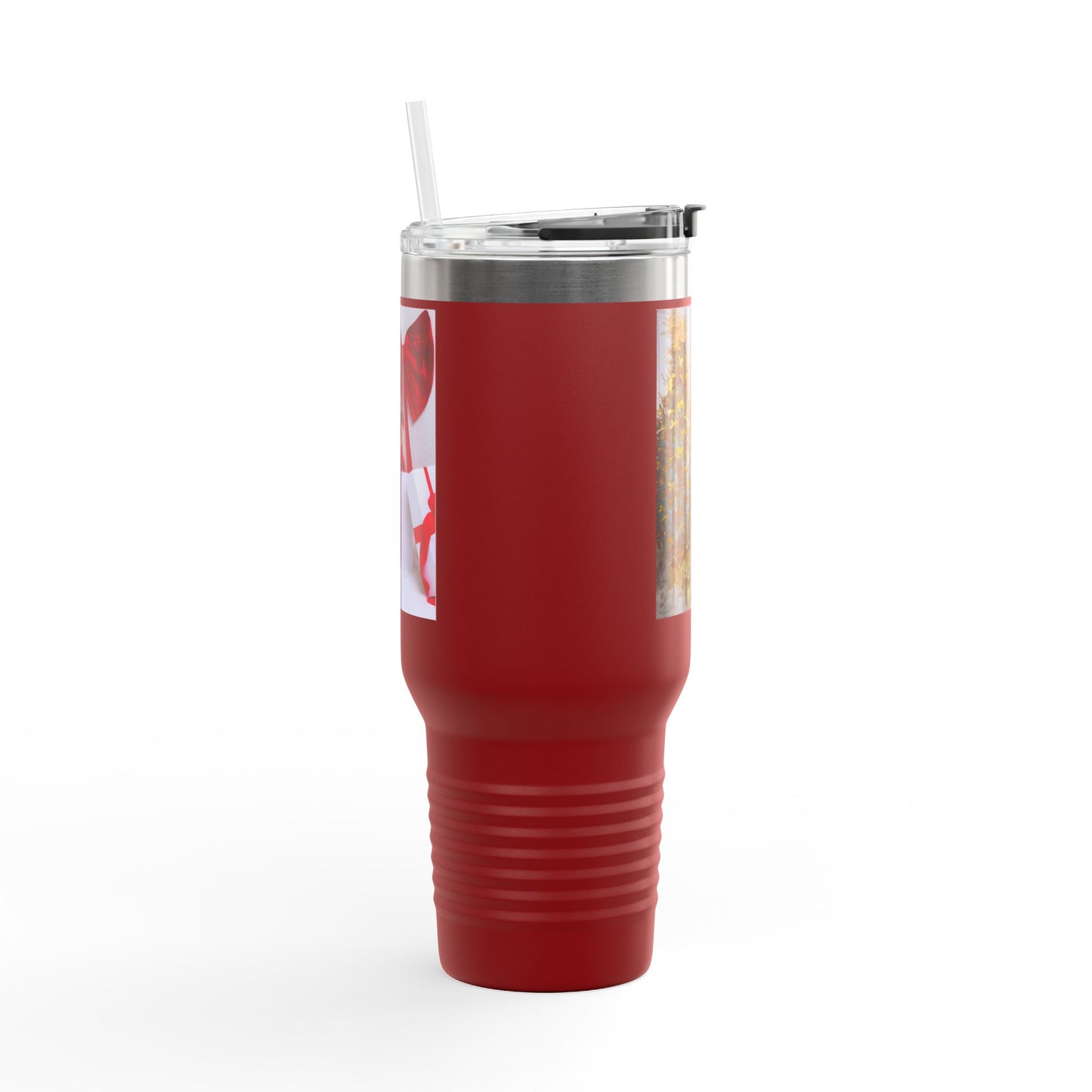 40oz Insulated Travel Mug — Holiday Photo Keepsake (Customizable)
