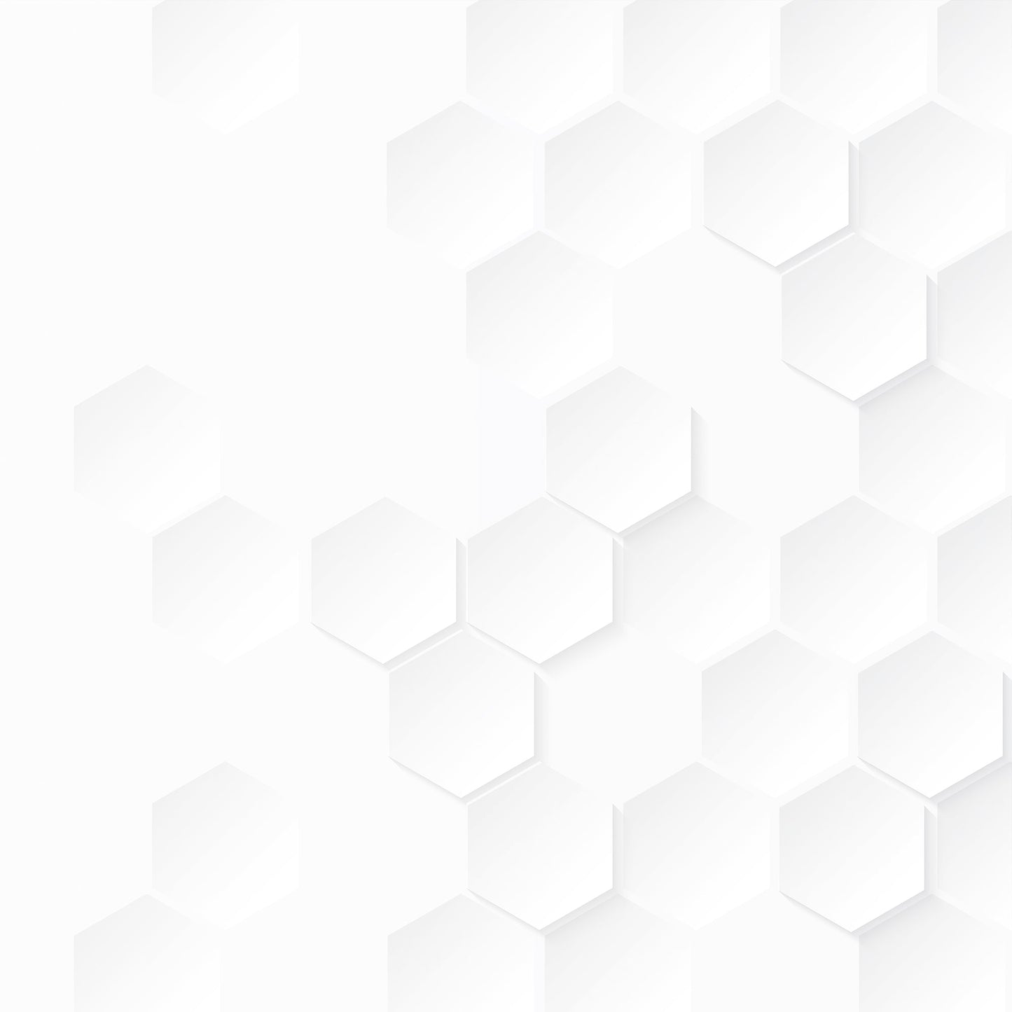 Abstract White Hexagons Background - OCP TINY THINGS