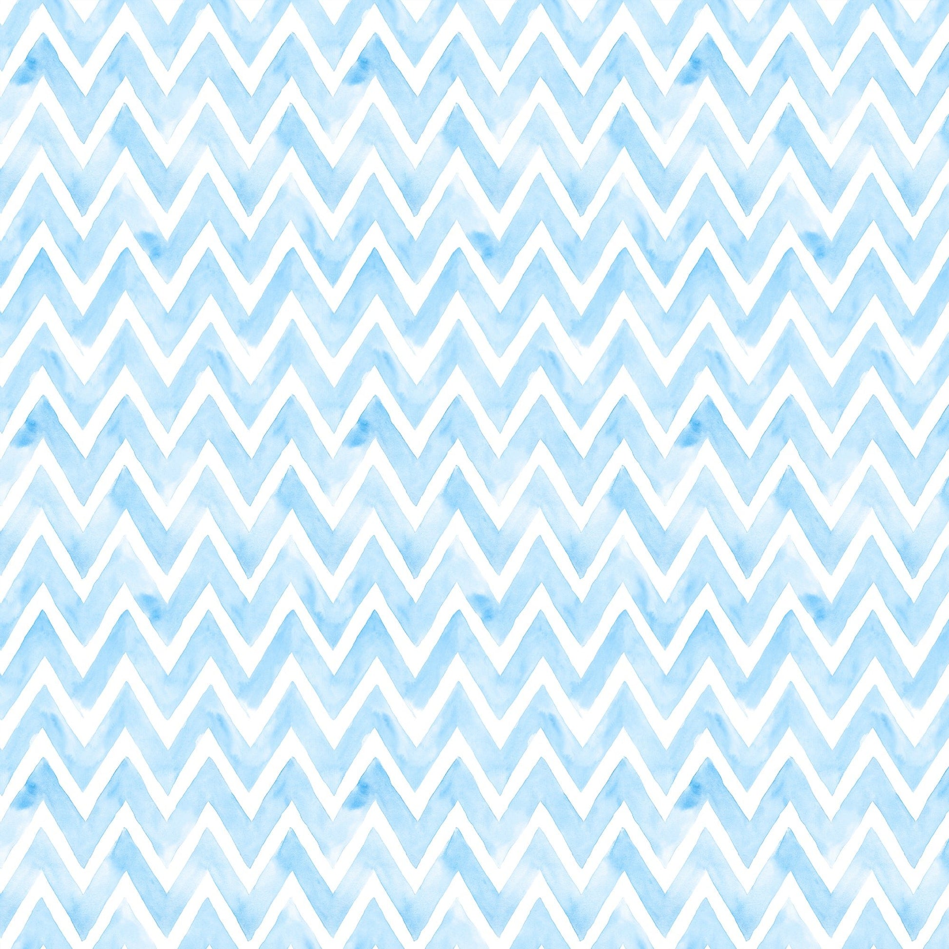 Blue chevron watercolor seamless pattern - OCP TINY THINGS