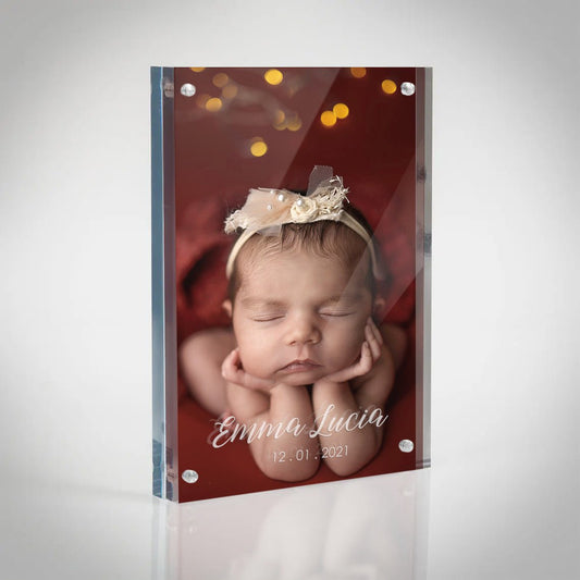 Engraved Acrylic Photo Block - OCP TINY THINGS