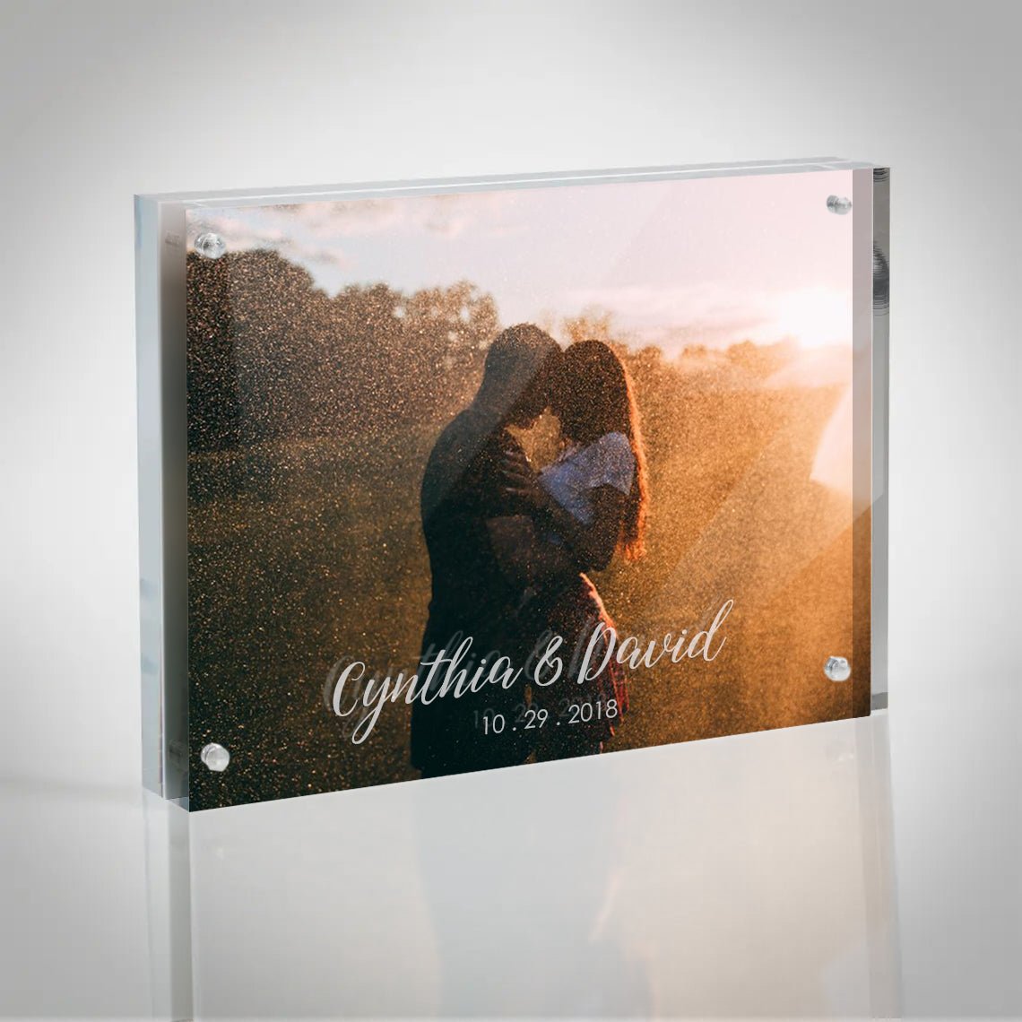 Engraved Acrylic Photo Block - OCP TINY THINGS