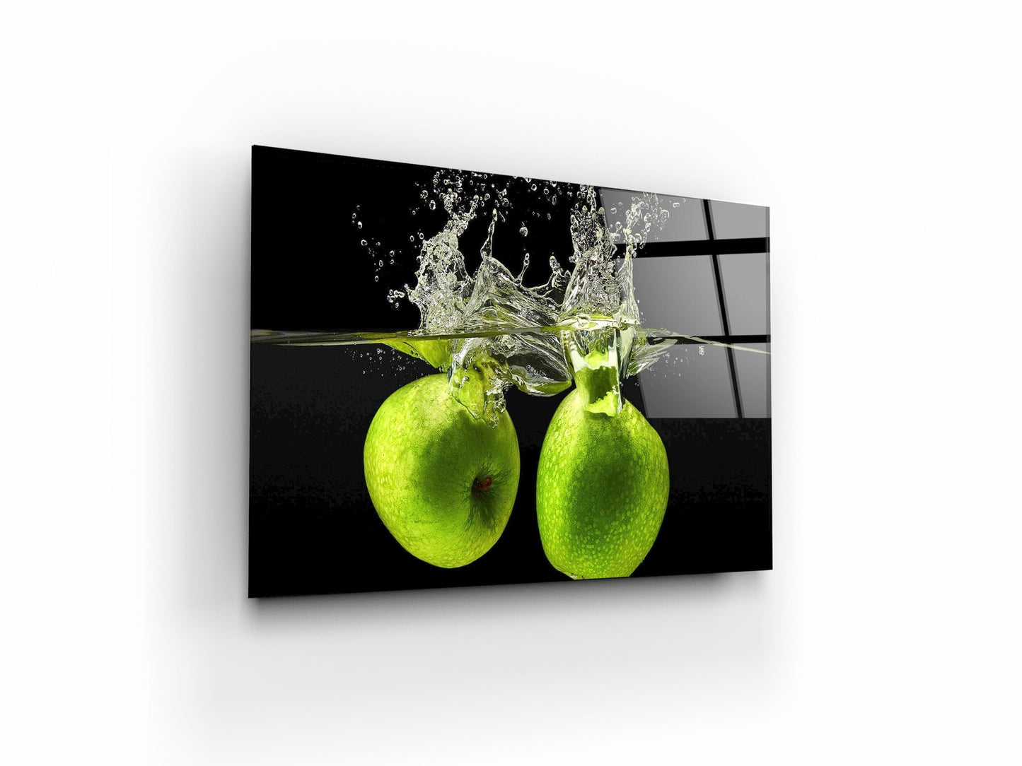 Green Apple water splash black - OCP TINY THINGS