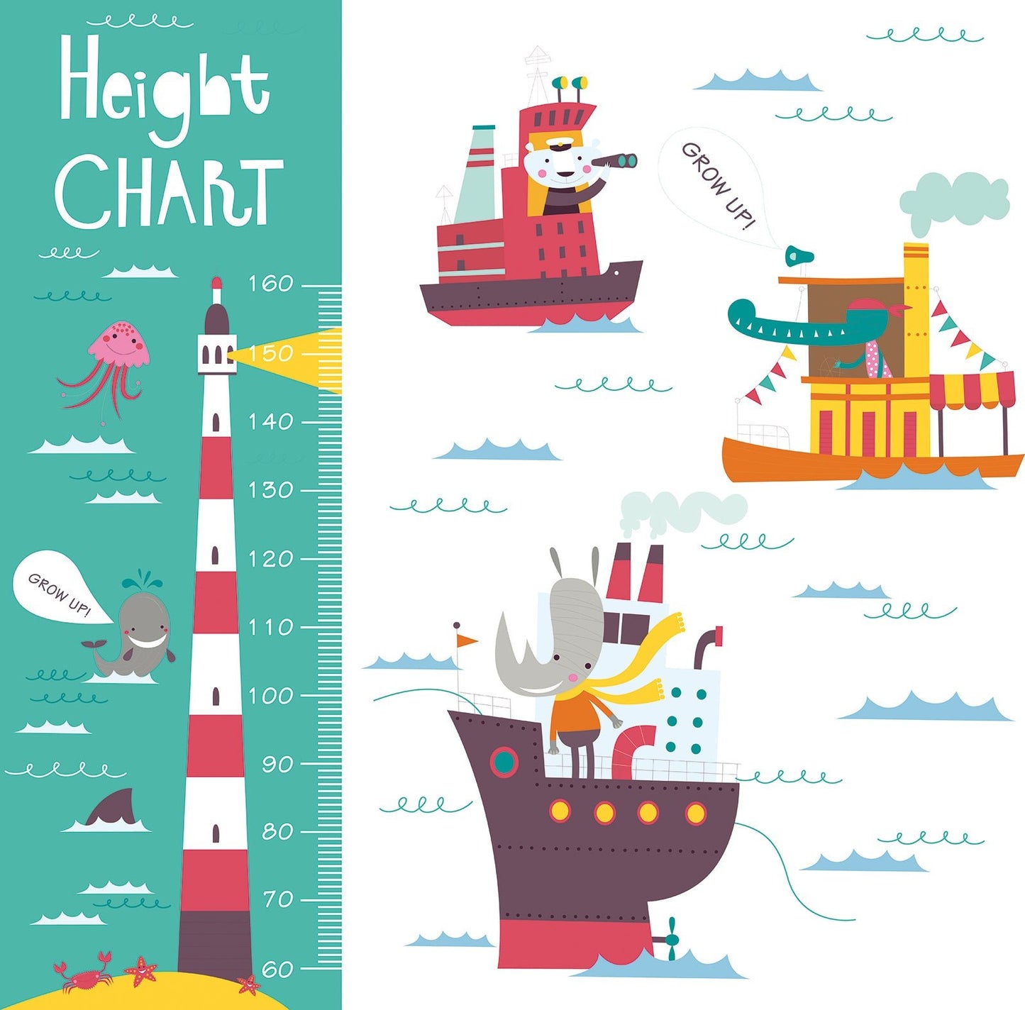 Height chart and boats - OCP TINY THINGS