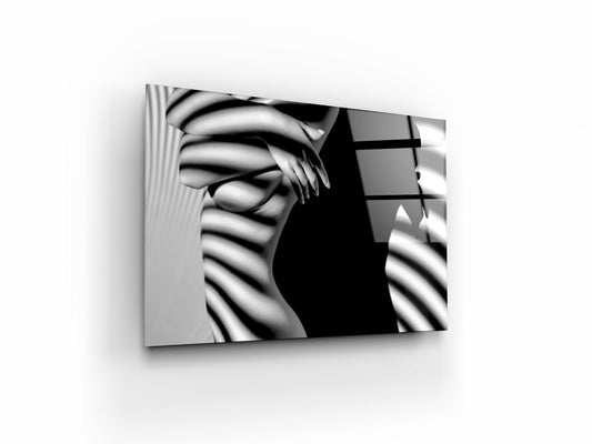 Nude woman sexy Artistic black and white line art photo I - OCP TINY THINGS