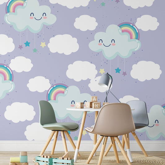 Seamless patterns of Cloud and Rainbows - OCP TINY THINGS