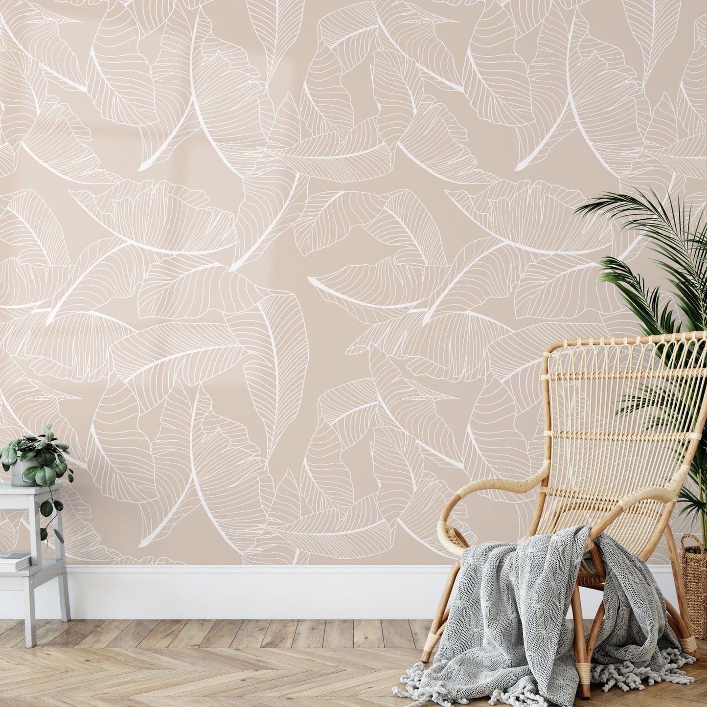 Tropical Leaves Neutral Color - OCP TINY THINGS