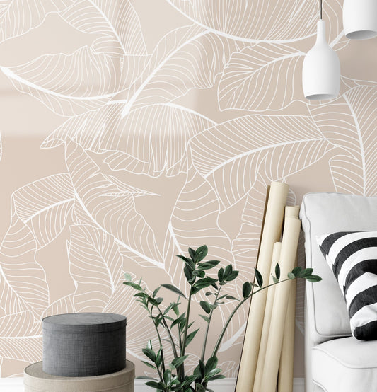 Tropical Leaves Neutral Color - OCP TINY THINGS