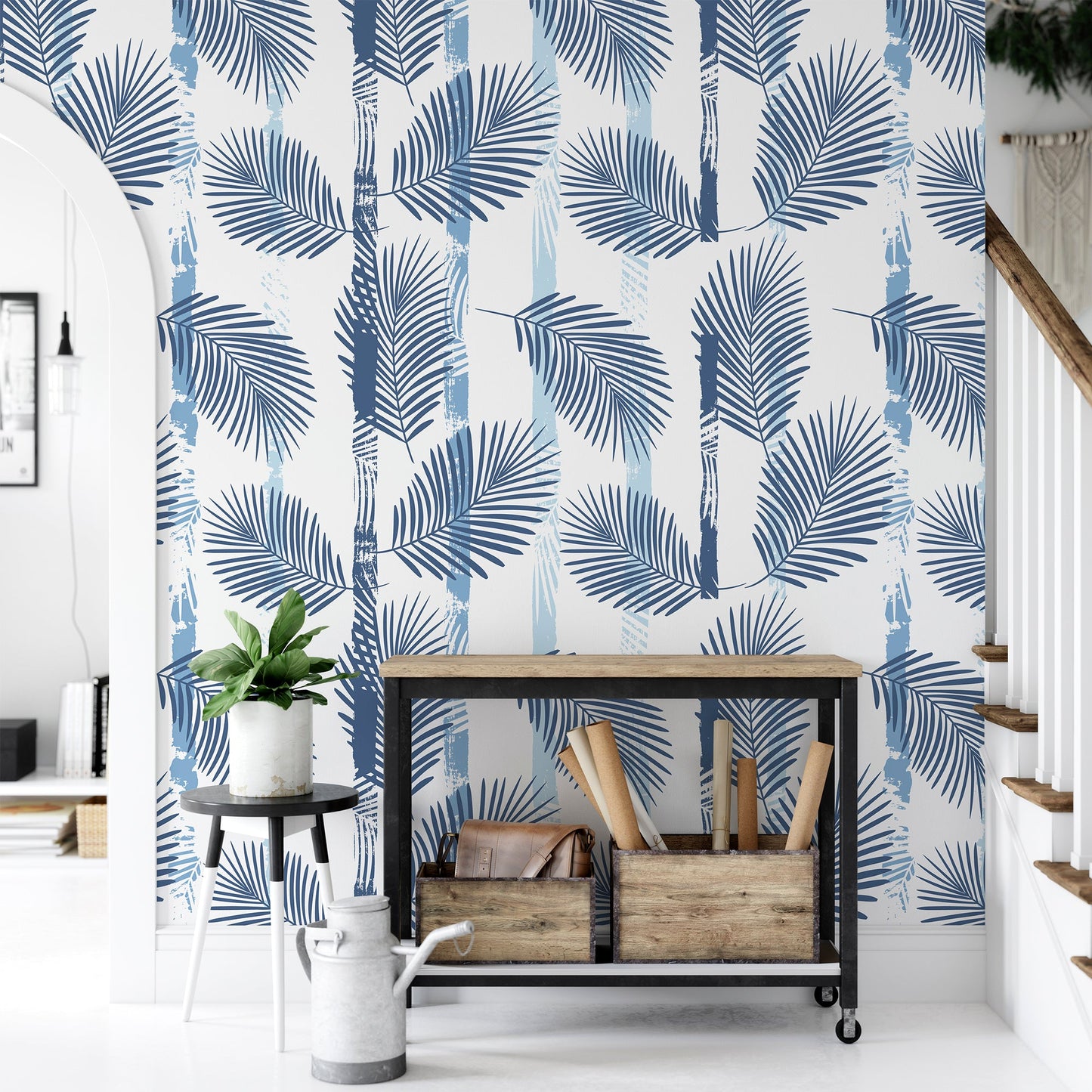 Tropical pattern with palm leaves - OCP TINY THINGS